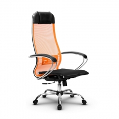Кресло офисное МЕТТА B 1m 4/K131, Основание 17833 Комплект 2 Оранжевое Черное