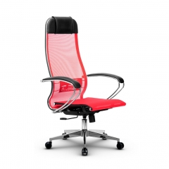Кресло офисное МЕТТА B 1m 4/K131, Основание 17834 Комплект 3 Красное