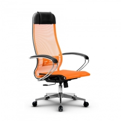 Кресло офисное МЕТТА B 1m 4/K131, Основание 17834 Комплект 3 Оранжевое
