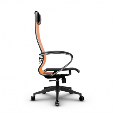 Кресло офисное Метта МЕТТА B 1m 4/K131, Основание 17832 Комплект 4 Оранжевое Черное