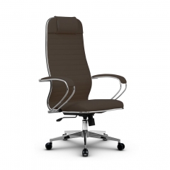 Кресло офисное METTA B 1m 17K1/K131, Основание 17834 Комплект 3 Светло-коричневое