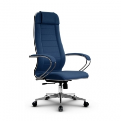 Кресло офисное METTA B 1m 32P/K127, Основание 17834 Комплект 3 Синее