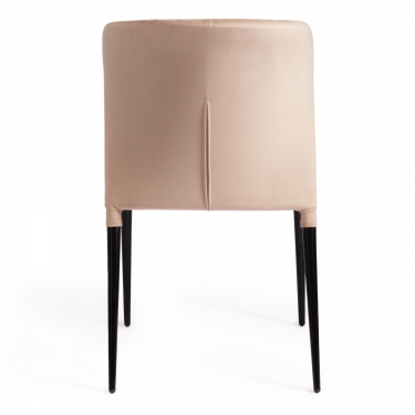 Стул Tetchair ALVOR mod. 715 ткань/металл, 48х65х86 см, высота до сиденья 51 см, бежевый barkhat 5/черный