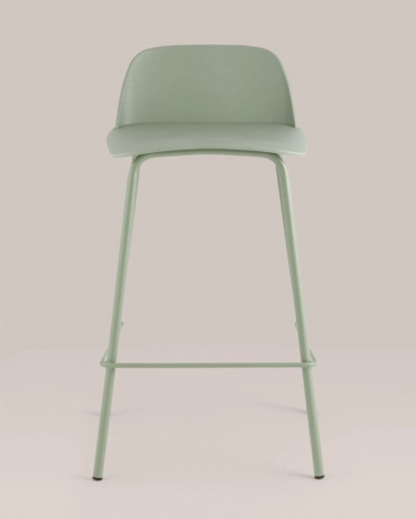 Стул полубарный Stool Group Mist Серо-зеленый