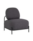 Кресло Stool Group Стоун 1 рогожка Темно-серый