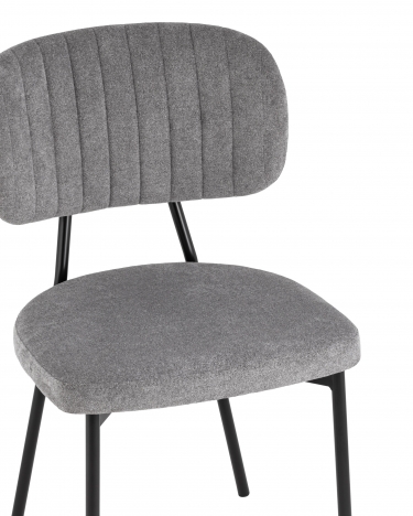 Стул Stool Group Ханна велюр Серый