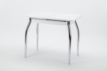 Стол обеденный БалтМебель Аспен КЗ6195 белый,крокодил супер белый