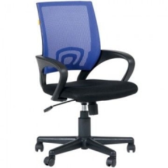 Кресло EChair-304 TC Net 329254 Черно-синее