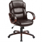 Кресло руководителя EChair-634 TR 470982 Коричневое