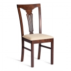 Стул Tetchair Гермес/ Hermes, дерево гевея Cappuchino , ткань бежевая S178-4