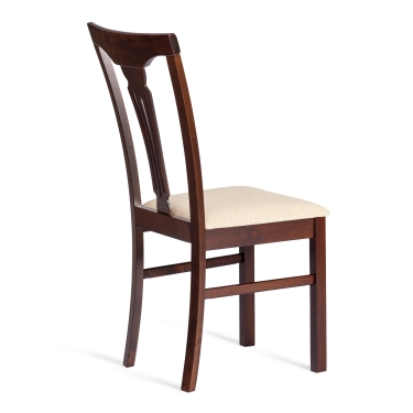 Стул Tetchair Гермес/ Hermes, дерево гевея Cappuchino , ткань бежевая S178-4