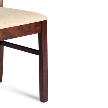 Стул Tetchair Гермес/ Hermes, дерево гевея Cappuchino , ткань бежевая S178-4