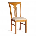 Стул Tetchair Гермес/ Hermes, дерево гевея Espresso, ткань бежевая S178-4