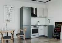 Гарнитур кухонный Угловой 1000 Санвут Сатин 1000У