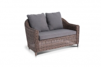Диван двухместный Кон Панна YH-C2808W brown