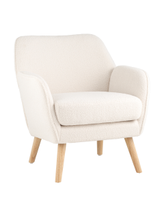 Кресло Stool group Ричи тедди Белый