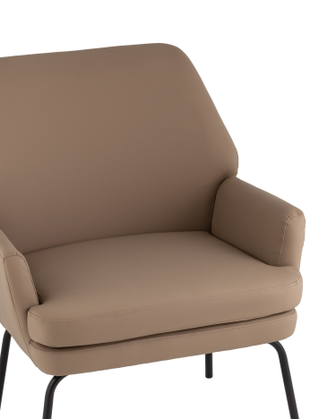 Кресло Stool group Харви, экокожа капучино