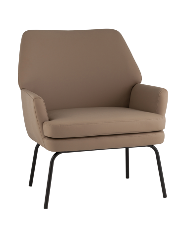 Кресло Stool group Харви, экокожа капучино