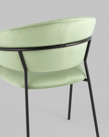 Стул Stool Group Бруно велюр Фисташковый
