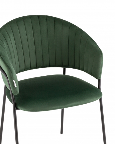 Стул Stool Group Бруно велюр Зеленый