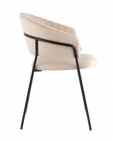 Стул Stool Group Бруно велюр Кремовый