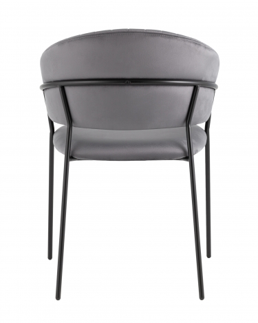 Стул Stool Group Бруно велюр Серый
