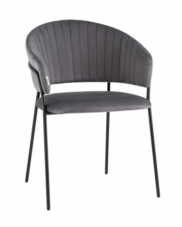 Стул Stool Group Бруно велюр Серый