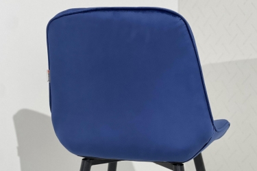 Стул Мебельсон Лари CHS.06 синий велюр/черный