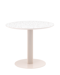 Стол обеденный Stool group Stem, D90, столешница терраццо