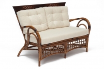 Диван Tetchair Secret De Maison Kavanto натуральный ротанг, 1307490 см, коричневый античный / Brown Antique