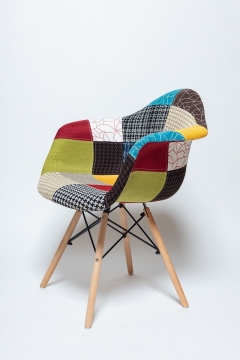 Стул кухонный Eames SC-020 ткань цветная