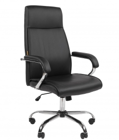 Кресло для руководителя CHAIRMAN CH425 экокожа Черный