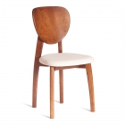 Стул Tetchair DIAMANTE мягкое сидение бук, коричневый, ткань Tenerife Cream
