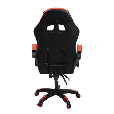 Кресло KINGQUEEN 892-1 цвет черный/красный с массажем 892-1-black-red-mass