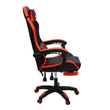 Кресло KINGQUEEN 892-1 цвет черный/красный с массажем 892-1-black-red-mass