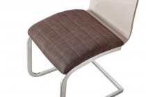 Стул ESF Y866B Кремовый/Коричневая ткань