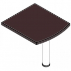 Приставка на опоре Skyland В301.1 Бургунди