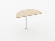 Приставка-полукруг для двух угловых столов Персона Грата Glassy 2.20 Туя