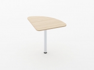 Приставка угловая Персона Грата Glassy 2.16 Бук светлый