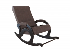 Кресло-качалка с подножкой Кемпинг Кемпинг Тироль ткань Шоколад