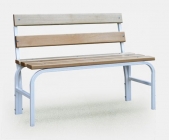 Скамья Мебель Групп гардеробная со спинкой 1000