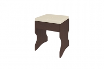 Пуфик Мебельсон Виктория-2 Пуф Венге