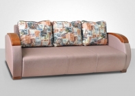 Диван-кровать Славянская мебель Европа-2 эйвон 120 лаки дарк браун акварель берри