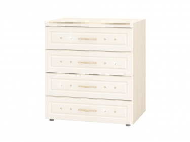 Комод Витра Венеция 32.32 Сосна Астрид Ваниль
