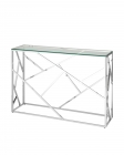 Консоль Stool Group АРТ ДЕКО 115x30 Серебро
