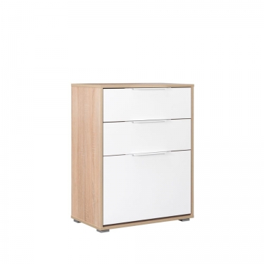 Комод Mobi Куба 13.113 Дуб сонома-белый премиум