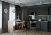 Гарнитур кухонный 2000 Санвут Антрацит 2000