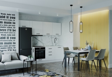 Гарнитур кухонный 2550 Санвут Жемчуг 2550