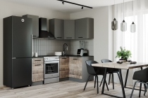 Гарнитур кухонный угловой 2000 Санвут Гранж 2000х1200