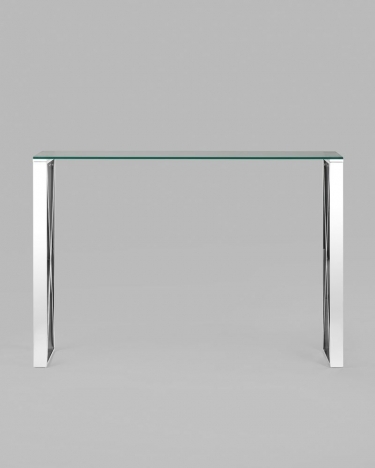 Консоль Stool Group КРОСС 115x30 Серебро